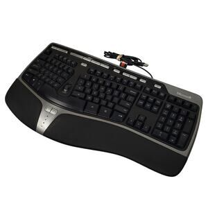 Microsoft Natural Ergonomic Wired Keyboard 4000 v1.0 1048 KU-0462 Home Office